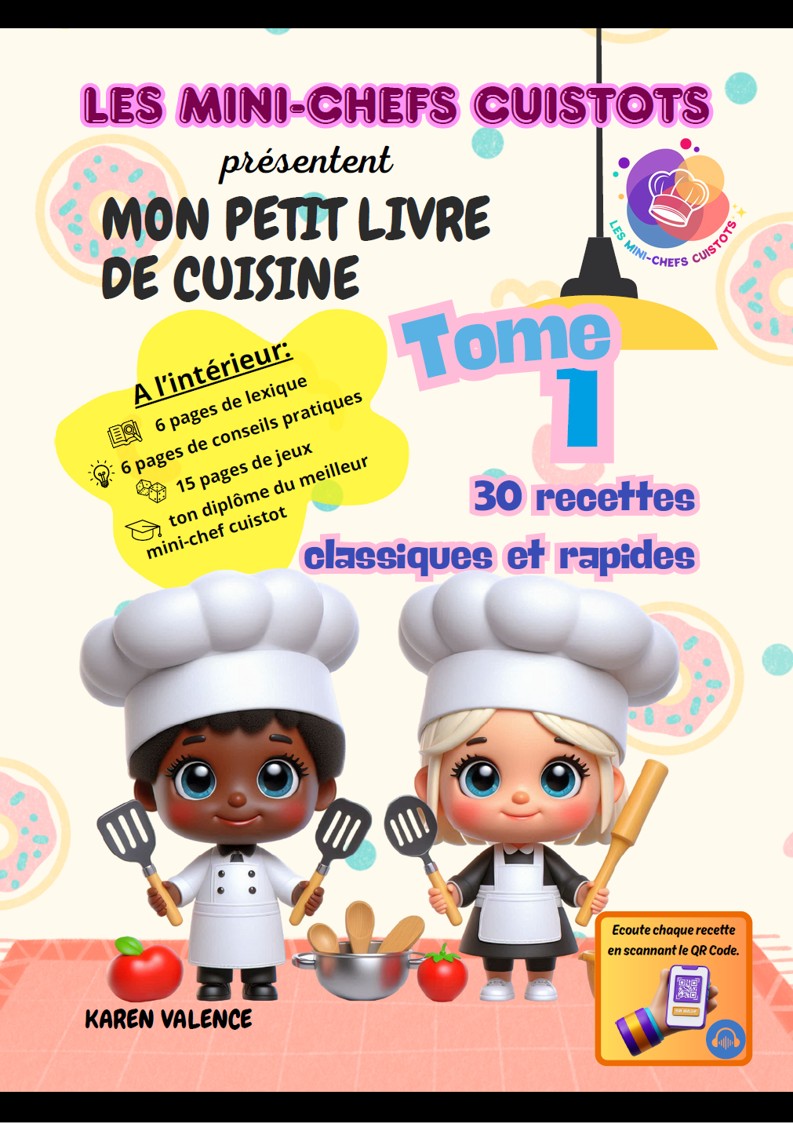 Ebook "Mon petit livre de cuisine" -Tome 1